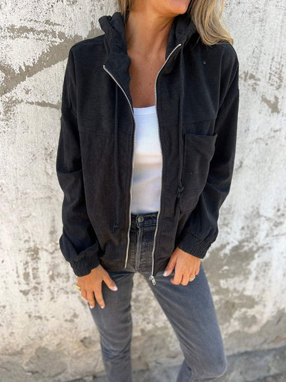 Alice - Veste  Élégante en Velours Côtelé