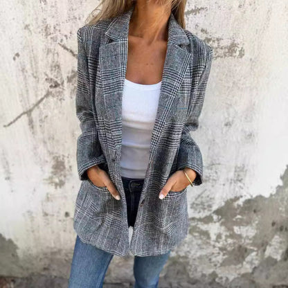 Blazer Rétro  – Élégance Intemporelle Décontracté