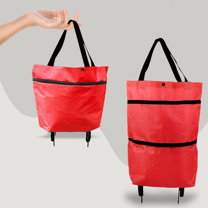 Lunara – Multifunctional Foldable Shopping Bag with Wheels
