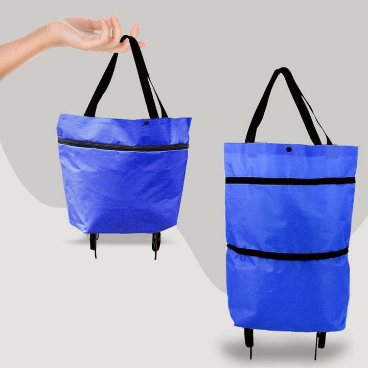 Lunara – Multifunctional Foldable Shopping Bag with Wheels