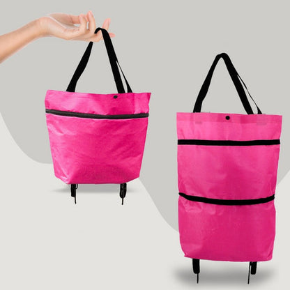 Lunara – Multifunctional Foldable Shopping Bag with Wheels