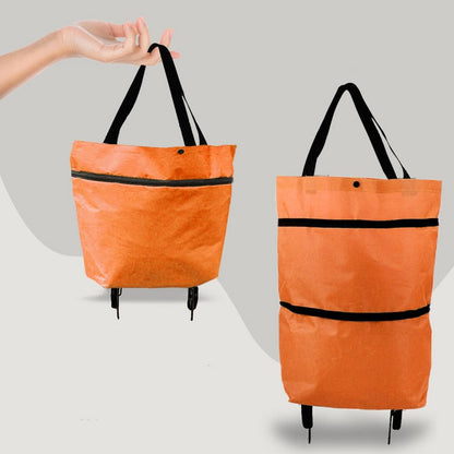 Lunara – Multifunctional Foldable Shopping Bag with Wheels