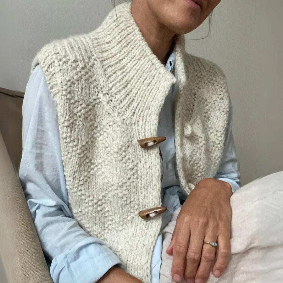 Léa Gilet Sans Manches Structuré et Polyvalent – Stilevia