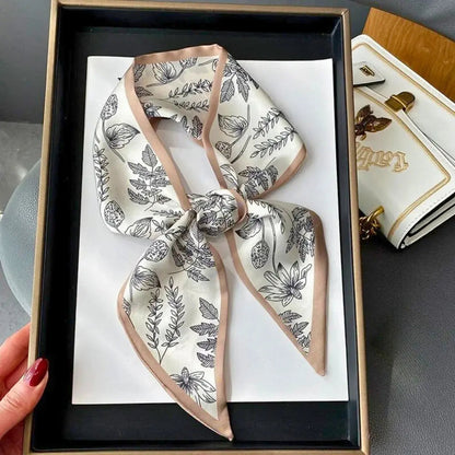 Clara soft and elegant floral scarf