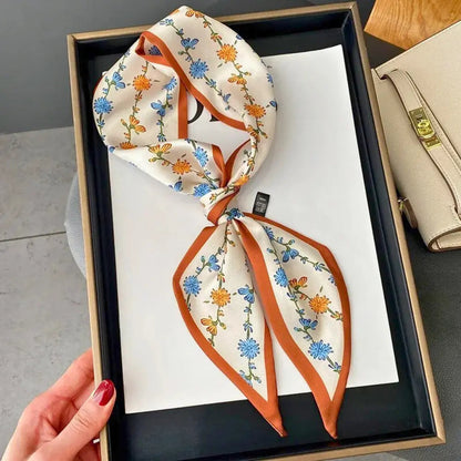 Clara soft and elegant floral scarf