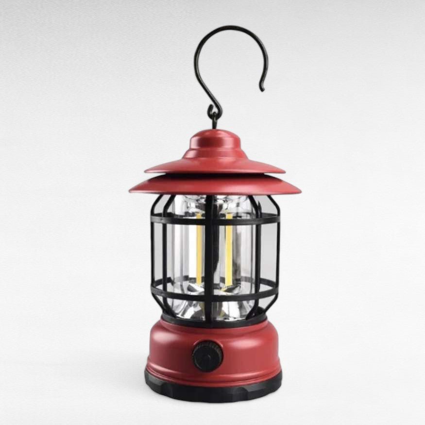 LumaVint – Rechargeable Vintage-Style LED Camping Lamp with Adjustable Light