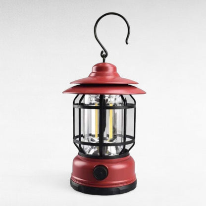 LumaVint – Rechargeable Vintage-Style LED Camping Lamp with Adjustable Light