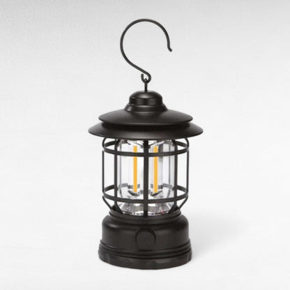 LumaVint – Rechargeable Vintage-Style LED Camping Lamp with Adjustable Light