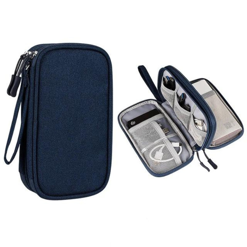 Cordelia – Pochette de Voyage Unisexe pour Câbles et Chargeurs