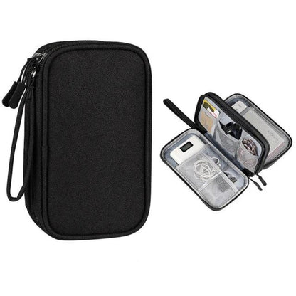 Cordelia – Pochette de Voyage Unisexe pour Câbles et Chargeurs