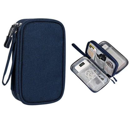 Cordelia – Pochette de Voyage Unisexe pour Câbles et Chargeurs