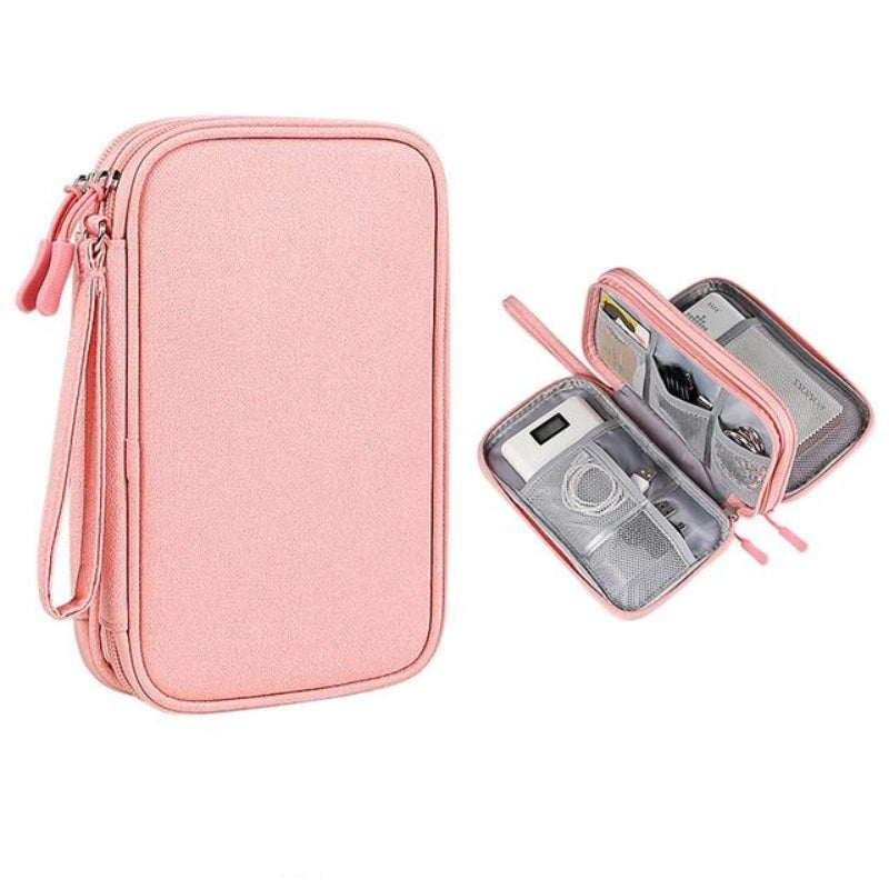 Cordelia – Pochette de Voyage Unisexe pour Câbles et Chargeurs