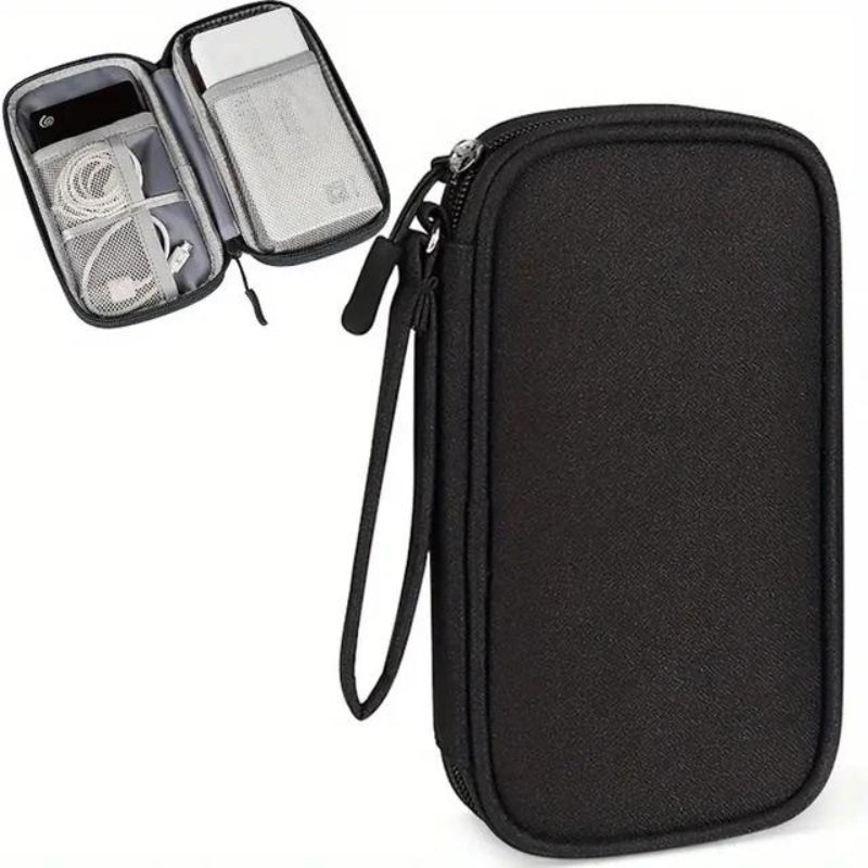 Cordelia – Pochette de Voyage Unisexe pour Câbles et Chargeurs