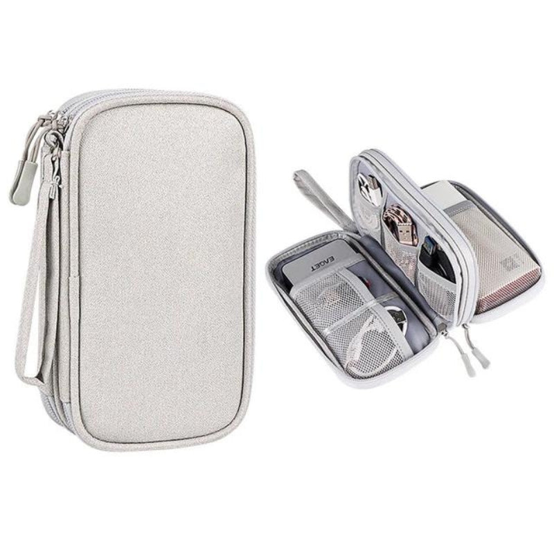 Cordelia – Pochette de Voyage Unisexe pour Câbles et Chargeurs