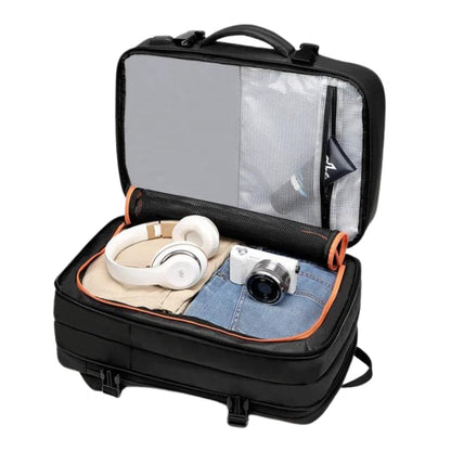 VoyagePro – Expandable Travel Backpack with USB Port and Laptop Compartment