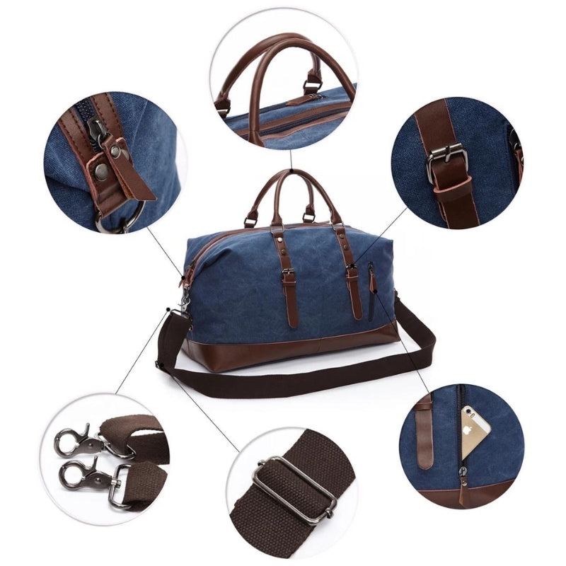 Orion – Sac de Voyage en Canvas Chic et Sophistiqué