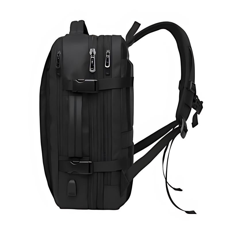 VoyagePro – Expandable Travel Backpack with USB Port and Laptop Compartment