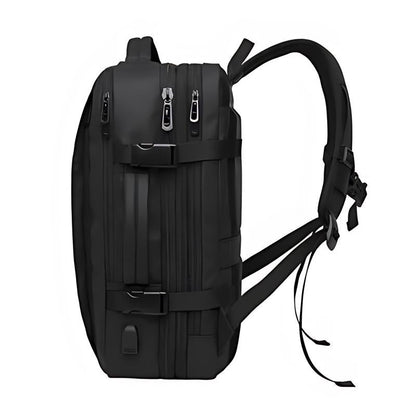 VoyagePro – Expandable Travel Backpack with USB Port and Laptop Compartment