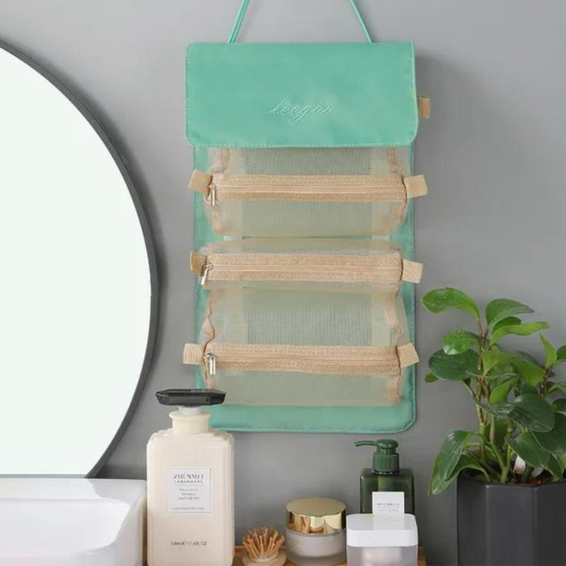 Nomadea – Foldable and Hangable Travel Toiletry Bag