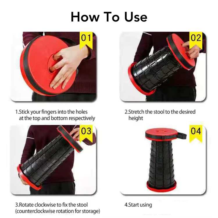 TerraFold – Ultra-Compact and Sturdy Folding Stool