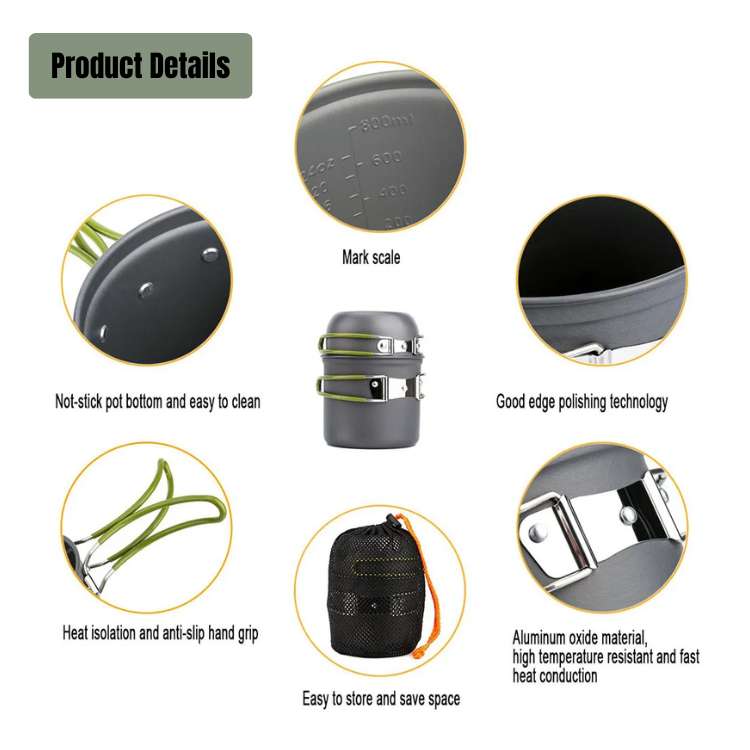 Mistral – Ultra-Light Portable Camping Cookware Set