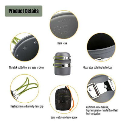 Mistral – Ultra-Light Portable Camping Cookware Set